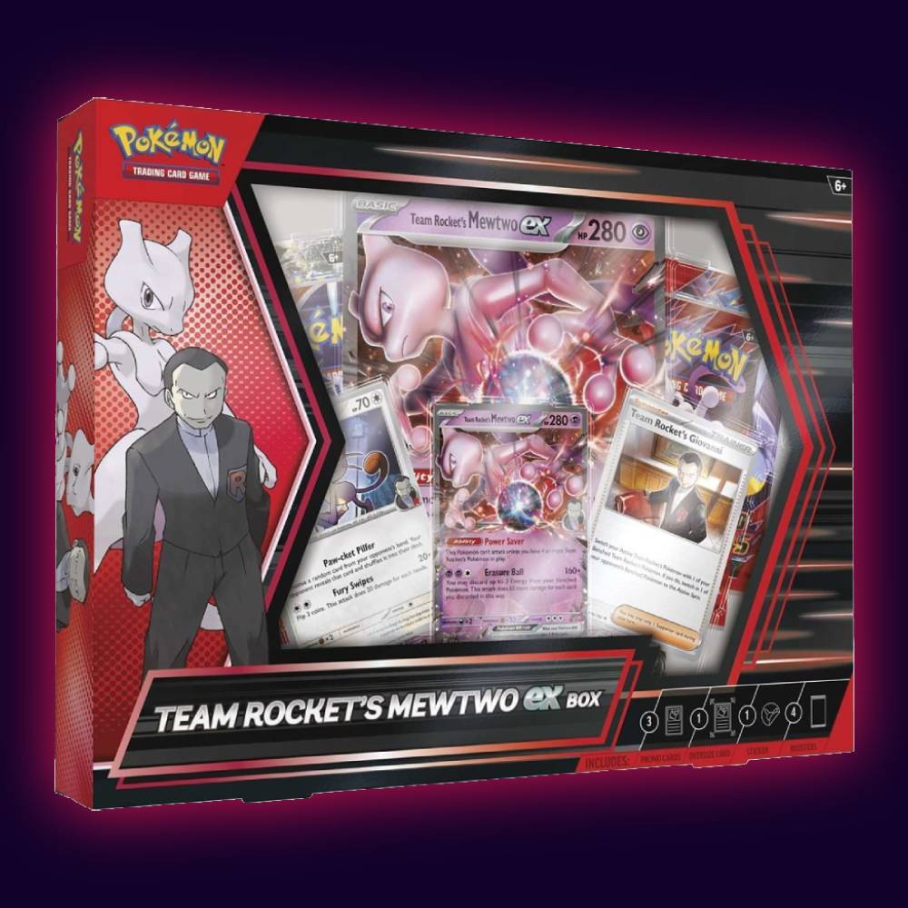 Pokémon TCG: Team Rocket’s Mewtwo ex Box