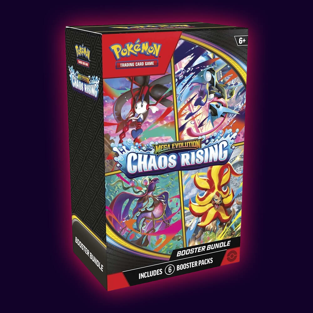 Pokémon TCG: Mega Evolution - Chaos Rising - Booster Bundle (6 Packs)