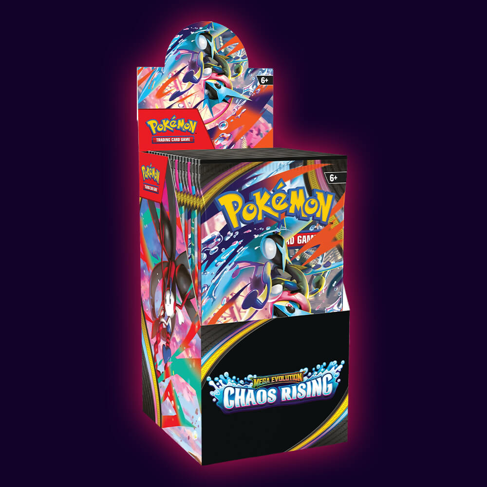 Pokémon TCG: Mega Evolution – Chaos Rising – Half Booster Box (18 Packs)