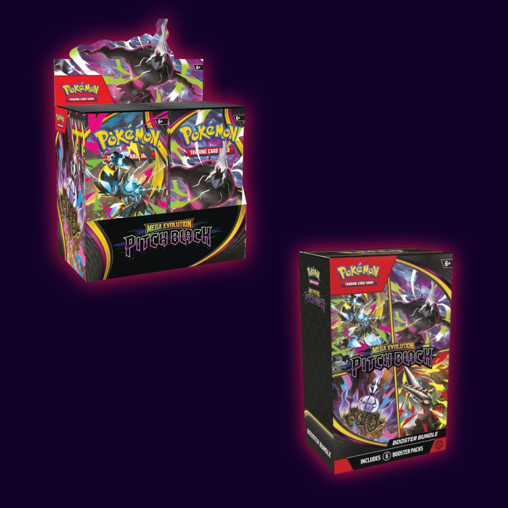 Pokémon TCG: Mega Evolution - Pitch Black - Booster Box + Booster Bundle - PRE-ORDER
