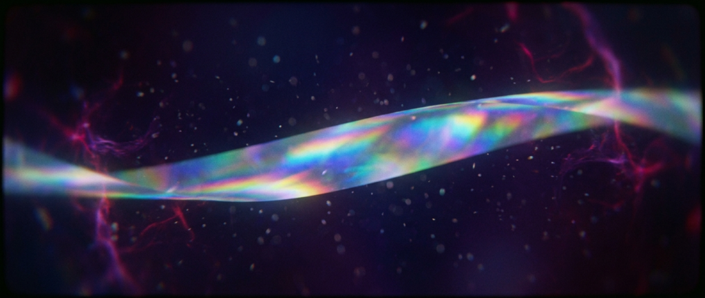 Prismatic aurora background