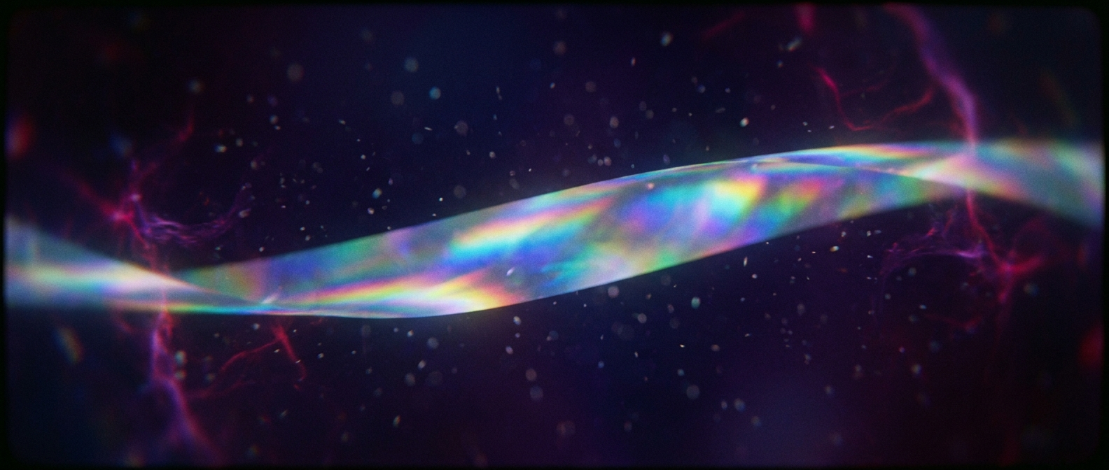 Prismatic aurora background